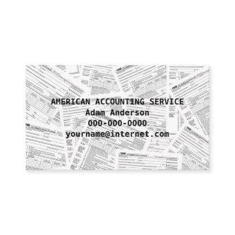 Accounting Tax Service 1040 form
