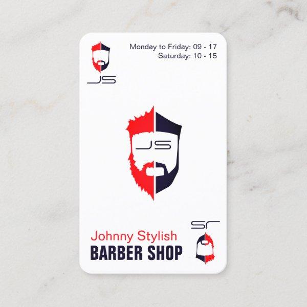 Ace of spades style barbers