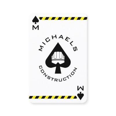 Ace of spades style construction