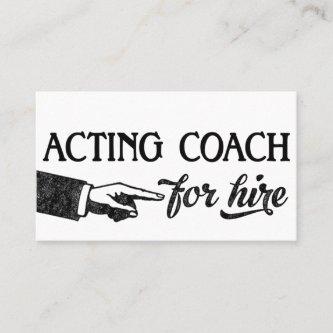 Acting Coach  - Cool Vintage