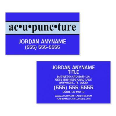 Acupuncture