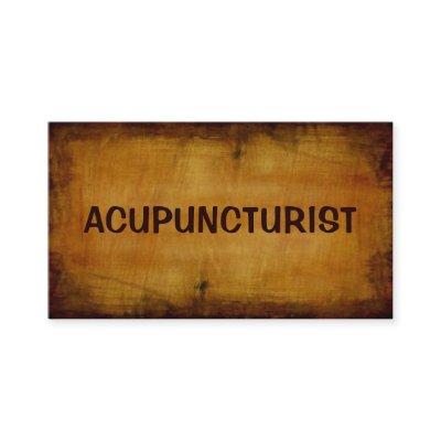 Acupuncturist Antique