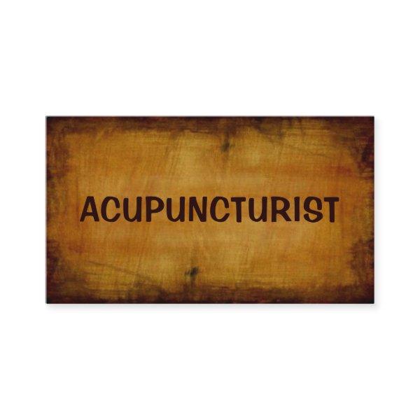 Acupuncturist Antique