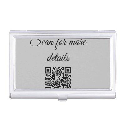 add and scan q r code here add text name here  case