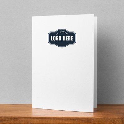 Add Company Logo and  Custom Pocket Folder