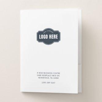 Add Company Logo and  Pocket Folder