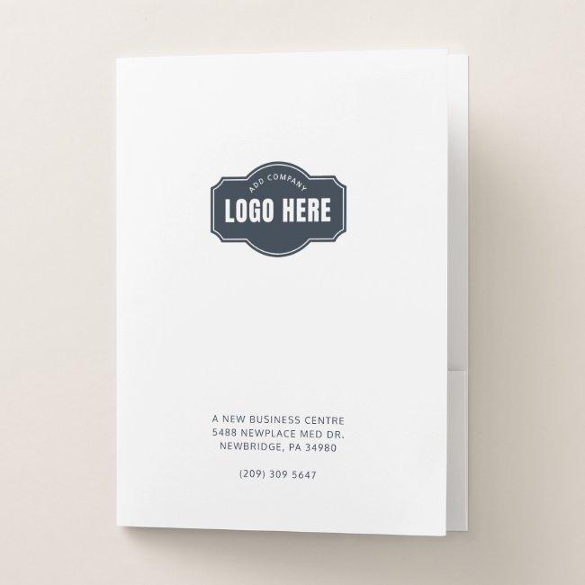 Add Company Logo and Pocket Folder