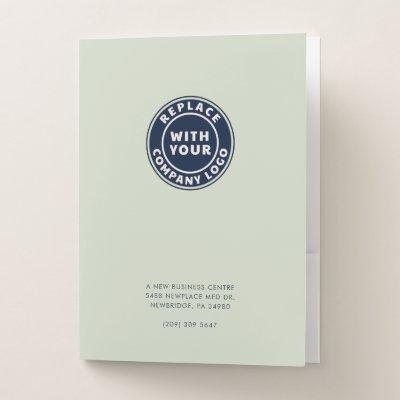 Add Company Logo DIY  Slot Pocket Folder