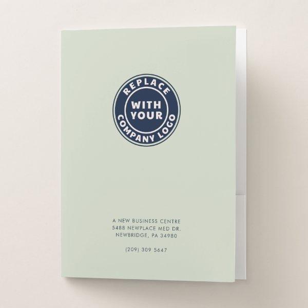 Add Company Logo DIY  Slot Pocket Folder