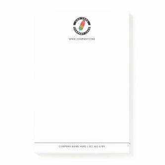 Add Custom Logo Business Manager Employee Post-it Notes