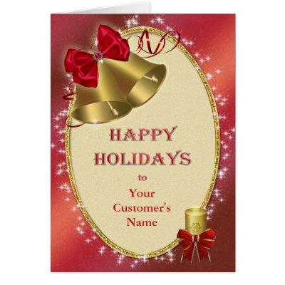Add customers name to Corporate Christmas