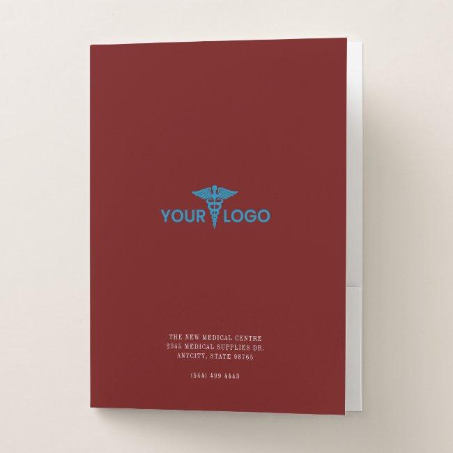 Add Logo  Slot Custom Modern Company Pocket Folder