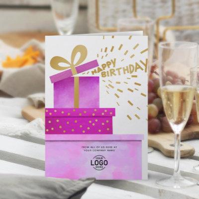 Add Logo Fun Gifts Happy Birthday Boxes