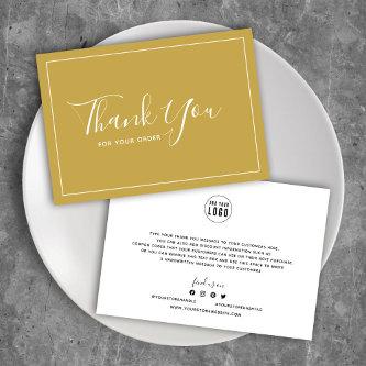 Add Logo White Border Editable Color Thank You