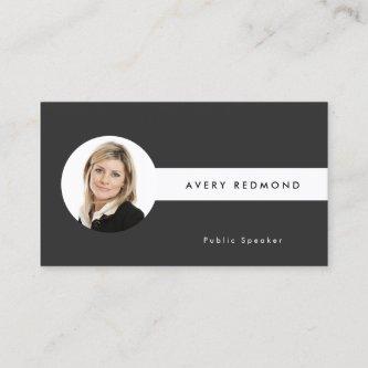 Add Photo Template Professionals Black and White