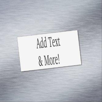 Add Text & More! Customize Your Own Personalized  Magnet