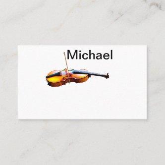 Add you name text brown violin music lover throw p