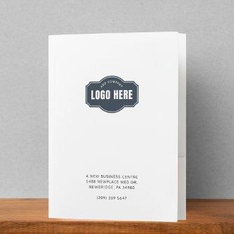 Add Your Company Logo and  Slot Pocket Folder