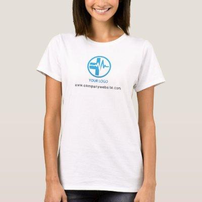 Add Your Company Logo Business Employee Custom T-Shirt