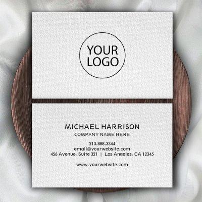 Add Your Custom logo circle modern minimalist