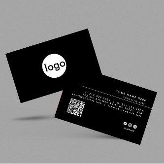 Add your custom logo circle professional QR Code