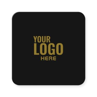 Add your custom logo circle professional white squ square