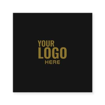 Add your custom logo circle professional white squ square