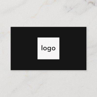 Add your custom logo square professional black