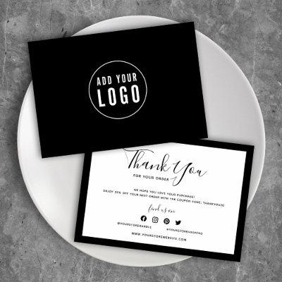 Add Your Logo and Editable Color Thank You