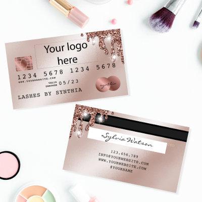 Add Your Logo Credit Card Styled Rose Gold Dripps