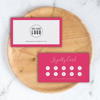 Add Your Logo Editable Border Color Loyalty Card