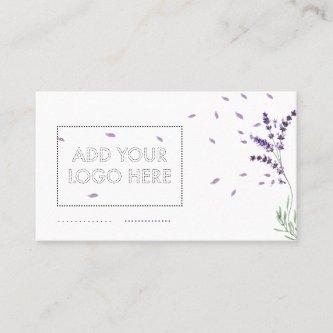 Add your logo Lavender floral
