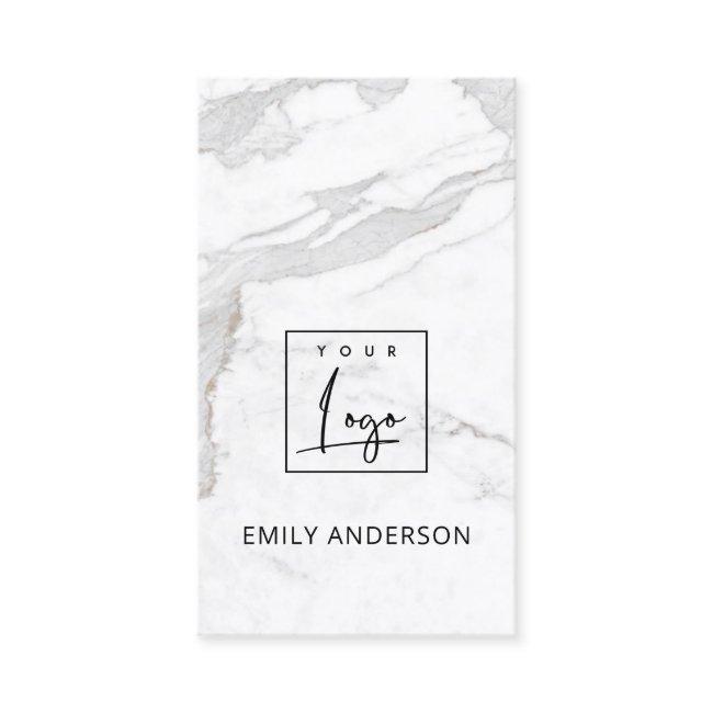 ADD YOUR LOGO MINIMAL MARBLE TEXTURE PROFESSIONAL