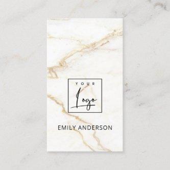 ADD YOUR LOGO MINIMAL MARBLE TEXTURE PROFESSIONAL