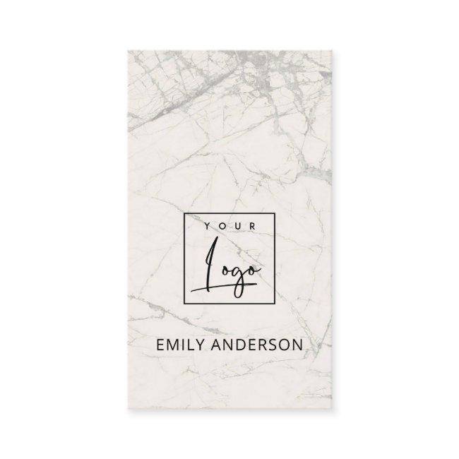 ADD YOUR LOGO MINIMAL MARBLE TEXTURE PROFESSIONAL