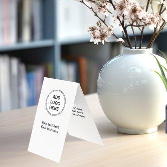 Add Your Logo Modern Vertical Design