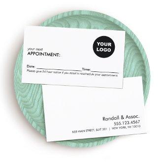 Add Your Logo Professional Appointment Card