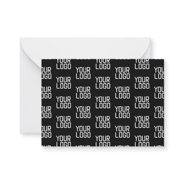 Add Your Logo Repeating Pattern Editable Template