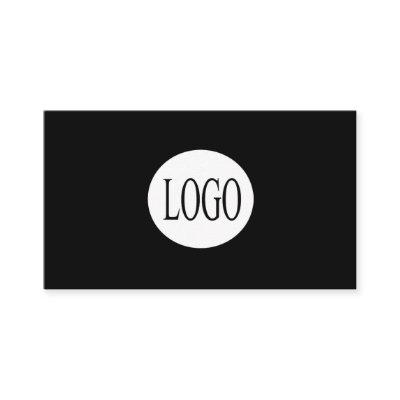 Add Your Logo Simple Professional Black