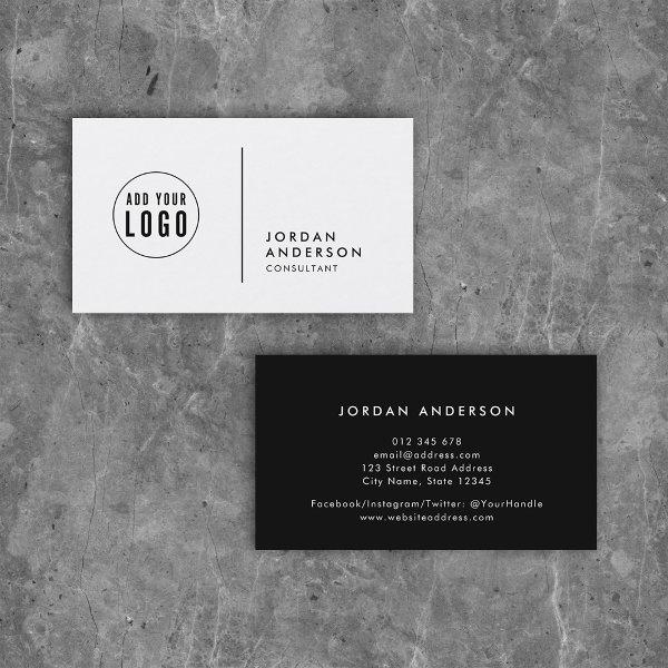 Add Your Logo Simple Separator Editable Color
