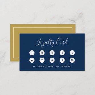 Add Your Logo White Border Editable Color Loyalty Card