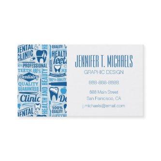 Add Your Name | Blue Dental Clinic Pattern
