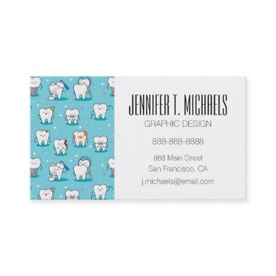 Add Your Name | Cute Dental Pattern