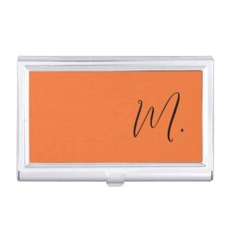 Add Your Name Modern Monogram Initial Calligraphy  Case