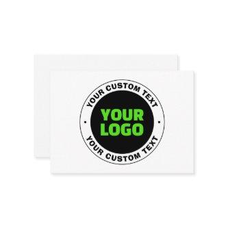 Add Your Own Business Logo or Uploaded Design