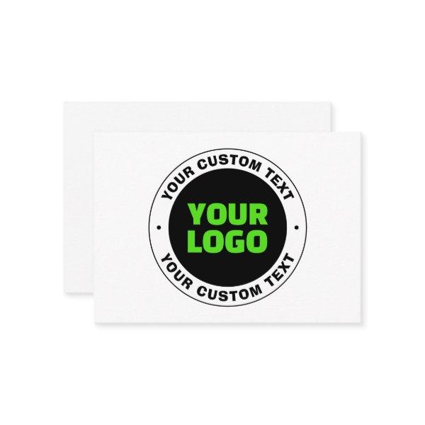 Add Your Own Business Logo or Uploaded Design