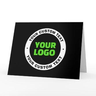 Add Your Own Business Logo or Uploaded Design Card