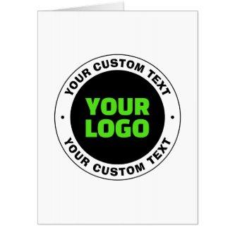 Add Your Own Business Logo or Uploaded Design Card