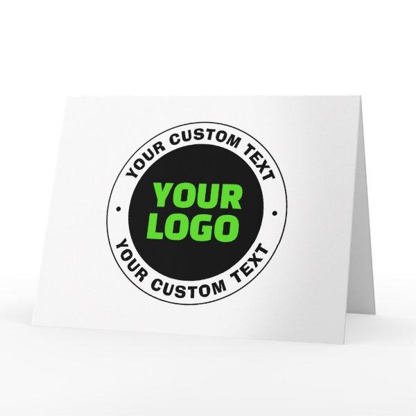 Add Your Own Business Logo or Uploaded Design Card