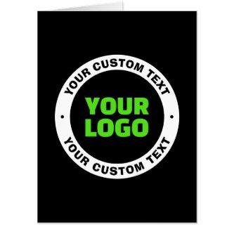 Add Your Own Business Logo or Uploaded Design Card